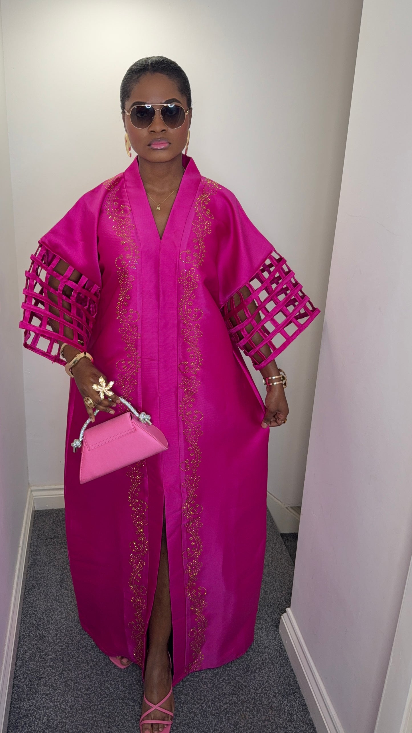 HALIMA DRESS (PINK)