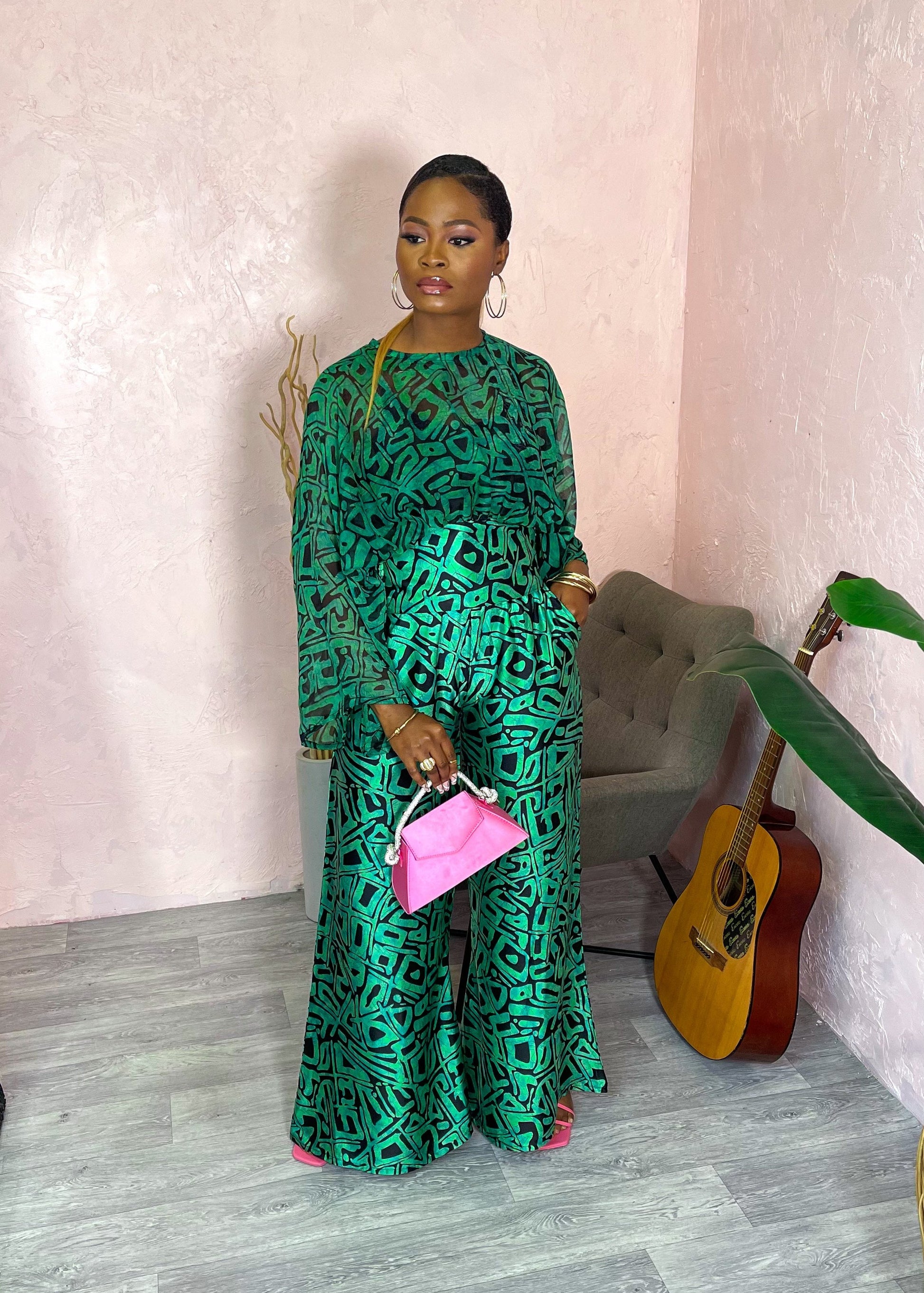 CAROLINE - GREEN Izlefashionbrand CAROLINE - GREEN Izlefashionbrand